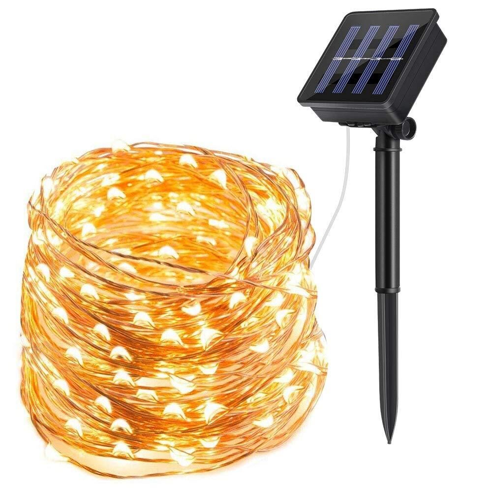 Гирлянда капля росы от солнечной батареи Solar 200led 20м