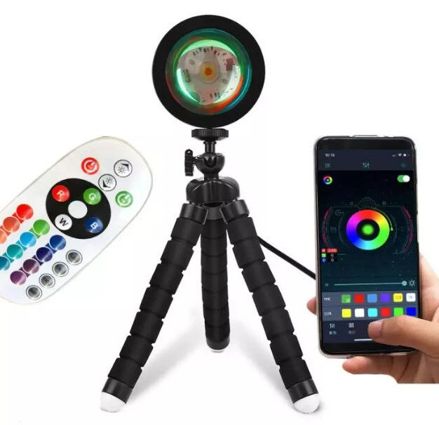 Светильник проектор Tripod 16 colors с пультом