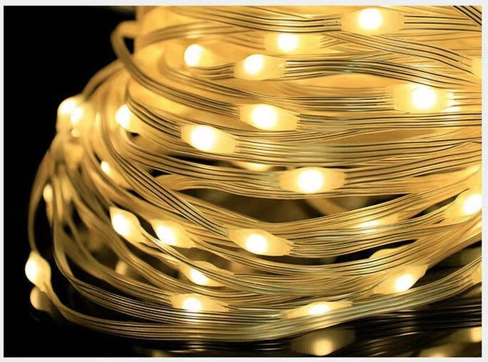 Улична светодиодная гирлянда лента 300 LED USB с пультом ДУ большие капли 30 метров белый 8 режимов