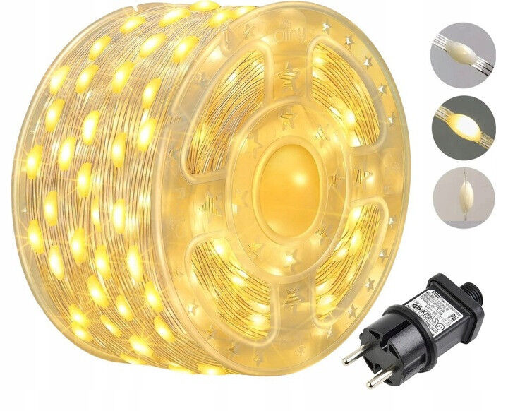 Вуличні, садові гірлянди SunLamp 100метрів 1000лід світлодіодні зовнішні ліхтарі, IP67, захищені, водонепроникні