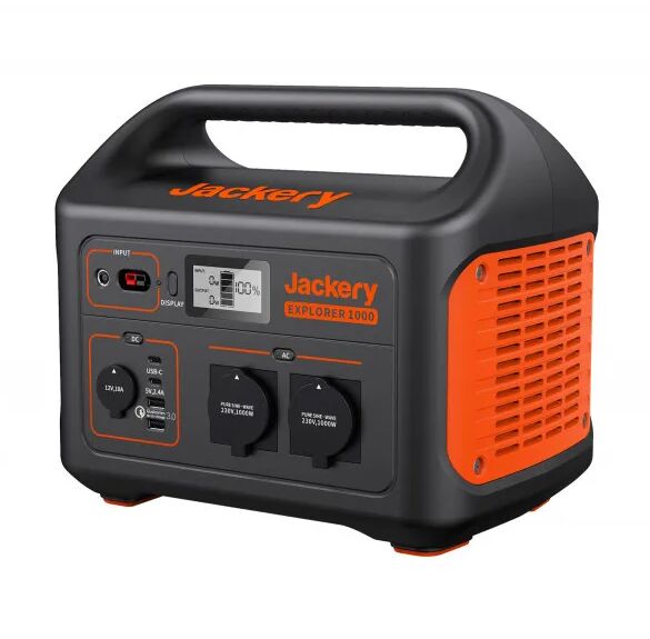 Портативная электростанция Jackery Explorer 1000 1002 Вт·ч, 230 В/1000 Вт (пик 2000 Вт)