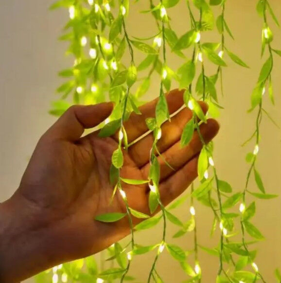 Декоративная гирлянда SunLamp 180 Led теплый белый, 3х1м 10 линий 8 режимов, 220в