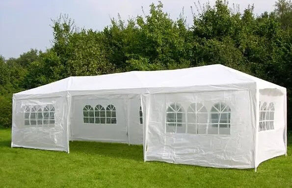 Павільйон садовий gazebo Taizhou 3х9м Білий CC-ZT-005/wh, діаметр труби 31X24X18 мм