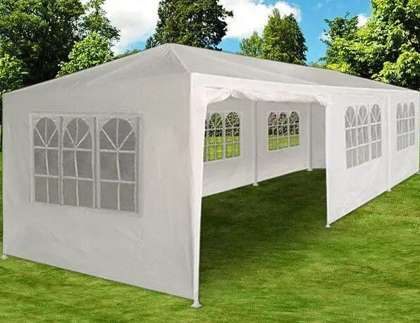 Павільйон садовий gazebo Taizhou 3х9м Білий CC-ZT-005/wh, діаметр труби 31X24X18 мм