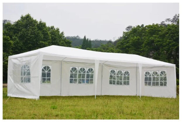 Павільйон садовий gazebo Taizhou 3х9м Білий CC-ZT-005/wh, діаметр труби 31X24X18 мм