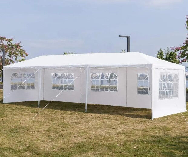 Павільйон садовий gazebo Taizhou 3х9м Білий CC-ZT-005/wh, діаметр труби 31X24X18 мм