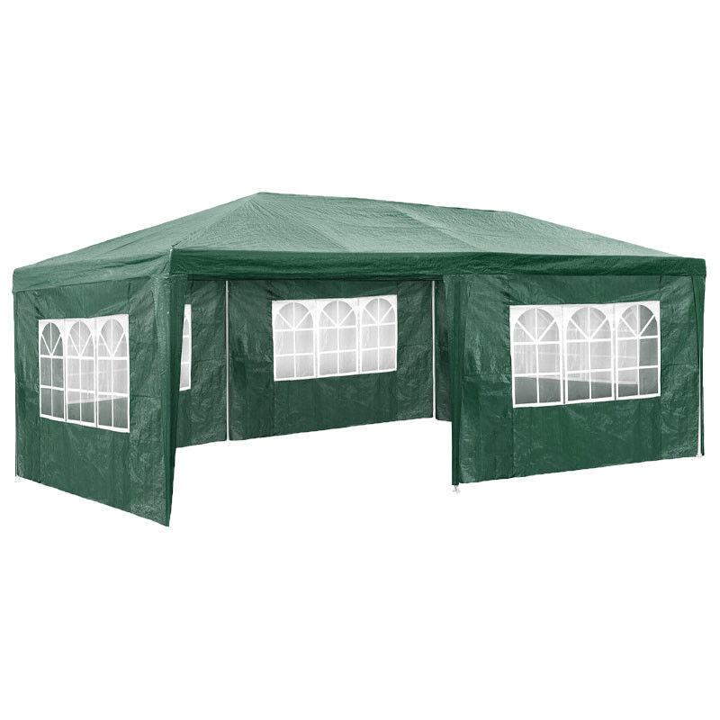 Павільйон садовий gazebo Taizhou 3х6м Зелений CC-ZT-003, діаметр труби 24X18X18 мм