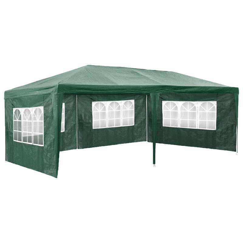 Павільйон садовий gazebo Taizhou 3х6м Зелений CC-ZT-003, діаметр труби 24X18X18 мм
