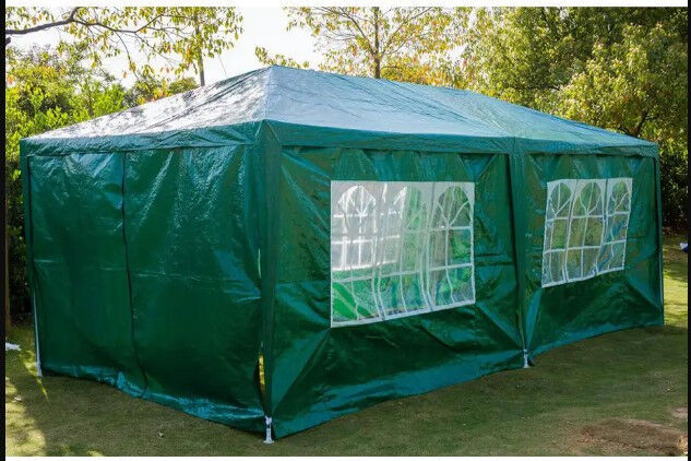 Павильон садовый gazebo Taizhou 3х6м Зеленый CC-ZT-004, діаметр труби 31X24X18 мм
