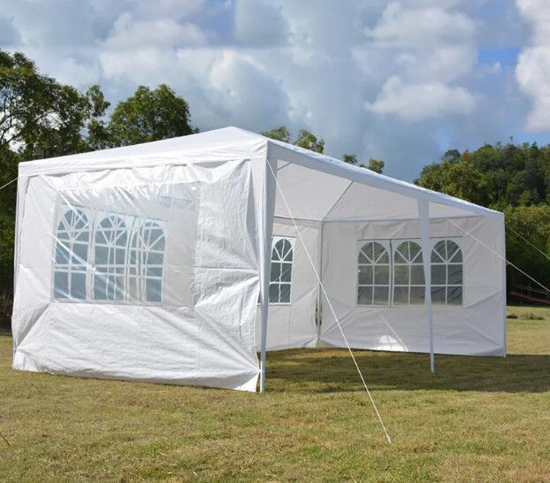 Павільйон садовий gazebo Taizhou 3х6м Білий CC-ZT-004/wh, діаметр труби 31X24X18 мм