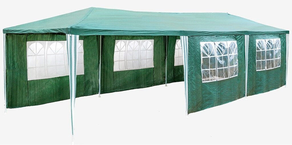 Павільйон садовий gazebo Taizhou 3х9м Зелений CC-ZT-005/gr, діаметр труби 31X24X18 мм