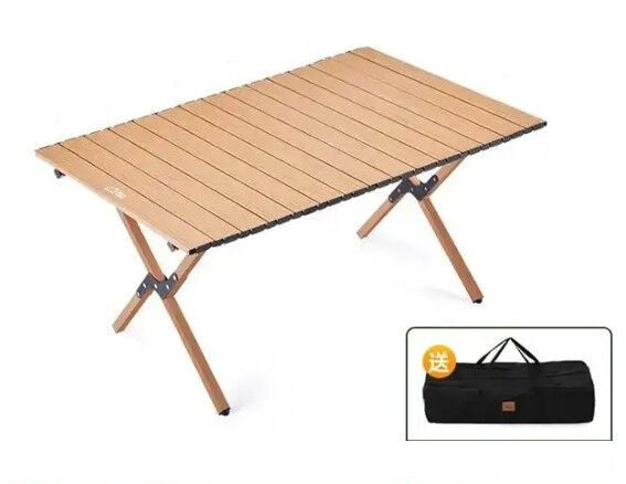 Раскладной стол SpringFun M 90×60×45см - портативный кемпинговый стол для туризма Металлический каркас 30кг Для 3-4 человек